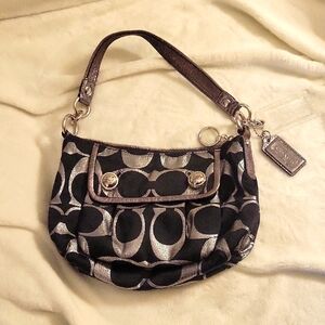 Coach Black and Silver Women's Bag